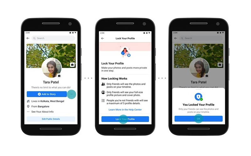 Facebook Profile Lock for Indian users, Lock Facebook profile completely from stalkers in 2024 1 lock facebook profile