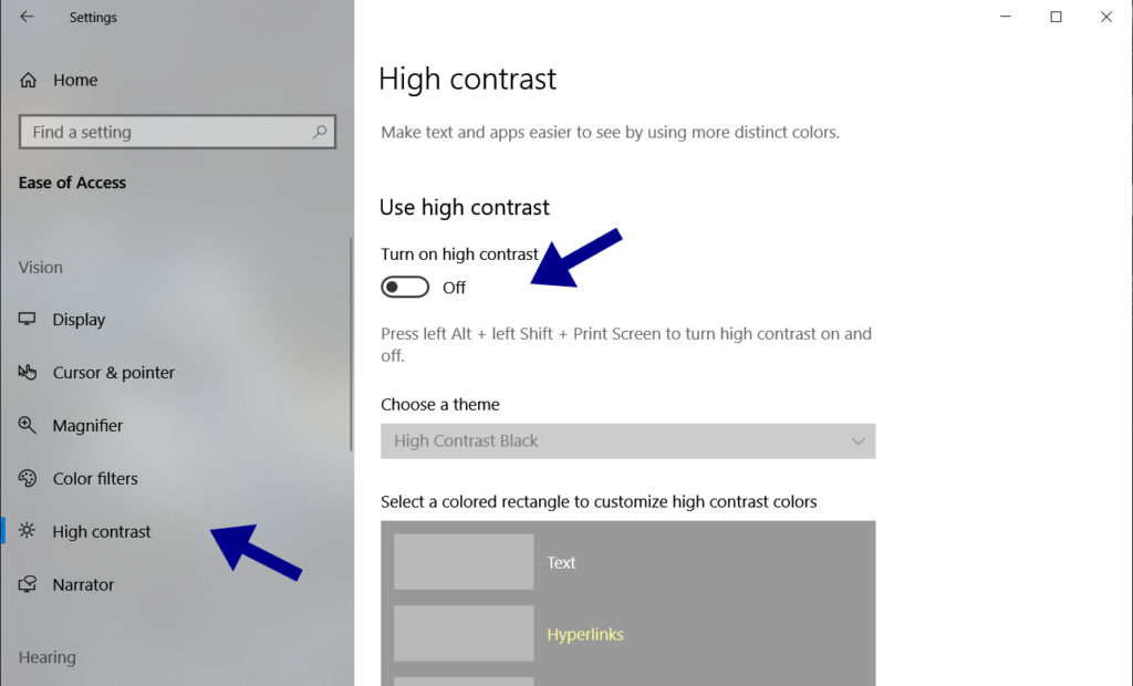 Reset Display Settings Windows 10, Reset Dis­play Set­tings to Default, revert to default display settings