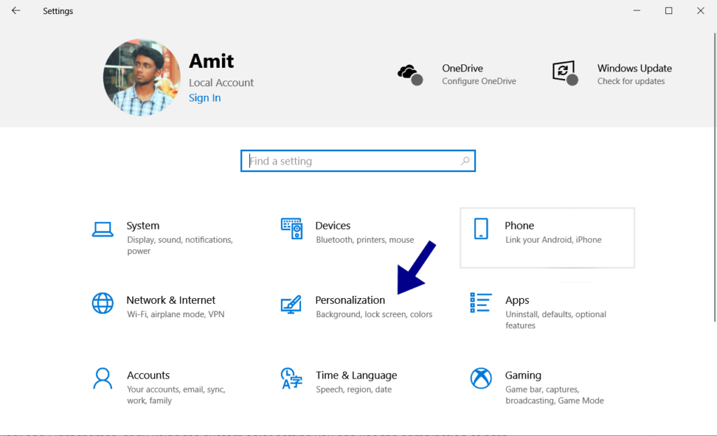 Reset Display Settings Windows 10, Reset Dis­play Set­tings to Default