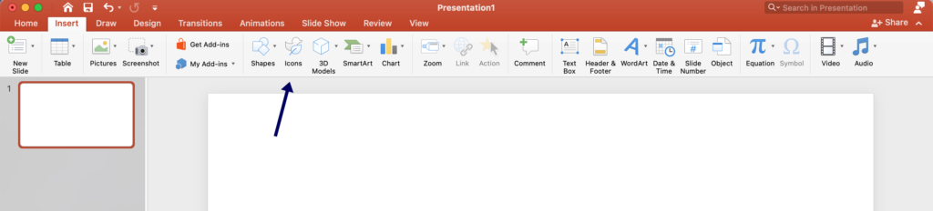 Add icons to PowerPoint, Insert icons in PowerPoint, add icons in PowerPoint