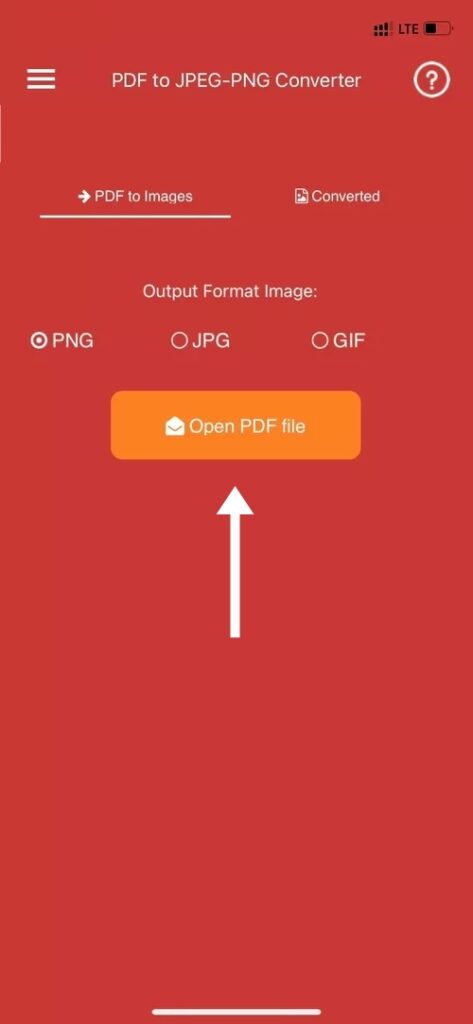 convert PDF to PNG on iPhone, PDF to PNG
