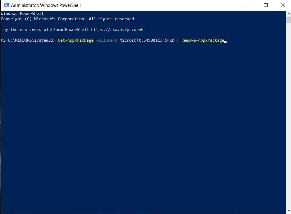 Quickly Uninstall Cortana from Windows 10 2 Uninstall Cortana, Uninstall Cortana from Windows 10